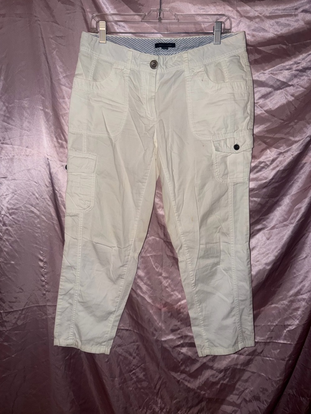 Tommy Hilfiger White Cargo caprices